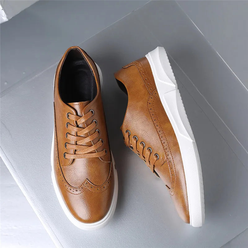 Tudor Men's Leather Sneakers