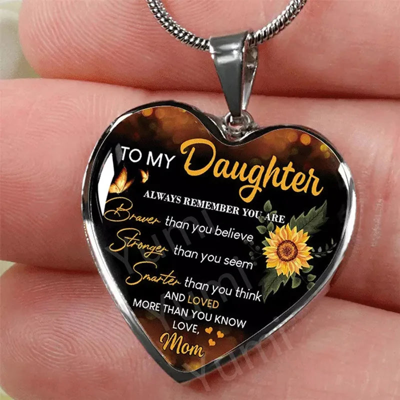 Golden Bloom: Mother-Daughter Love Necklace