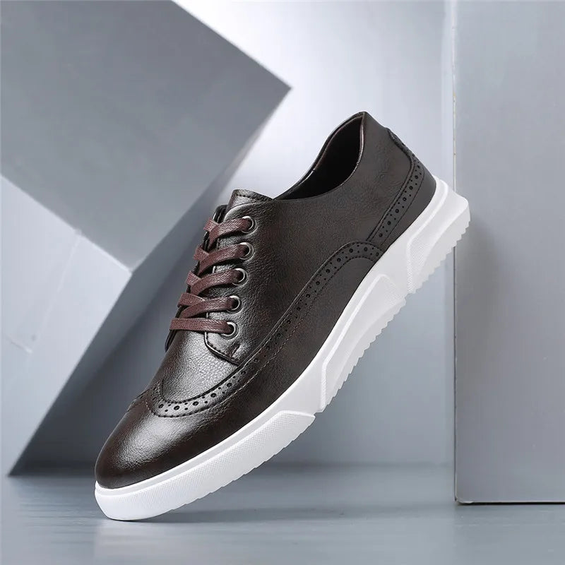 Tudor Men's Leather Sneakers