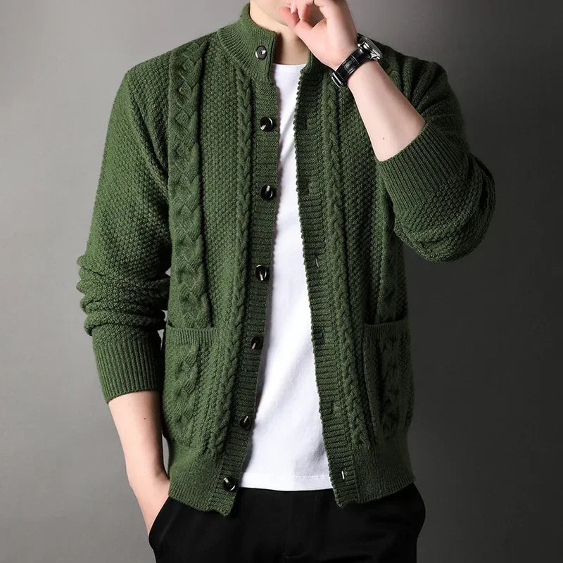 Logan Knit Wool Cardigan