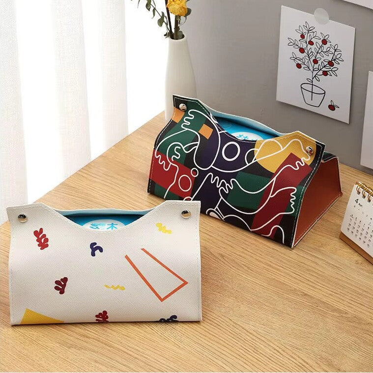 Worcester Leather Tissue Box