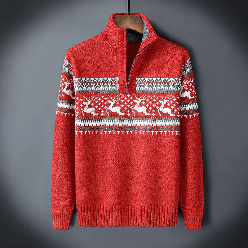 The Evergreen Reindeer Knit