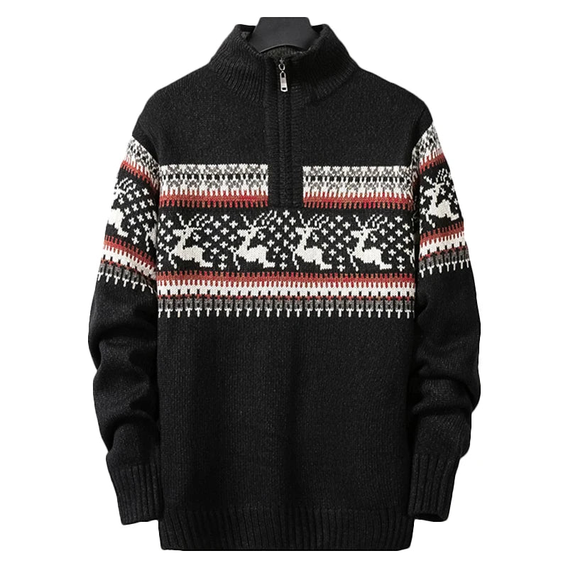 The Evergreen Reindeer Knit