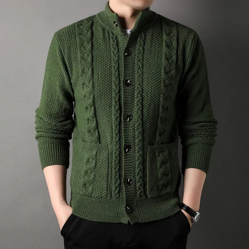 Logan Knit Wool Cardigan