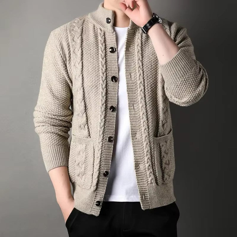 Logan Knit Wool Cardigan