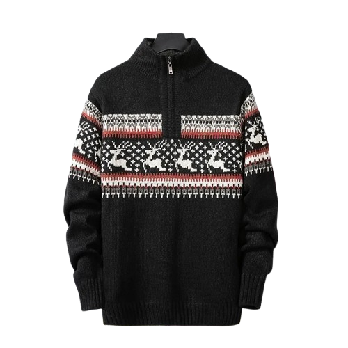 The Evergreen Reindeer Knit