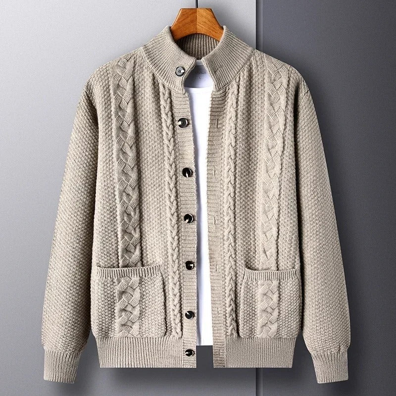 Logan Knit Wool Cardigan