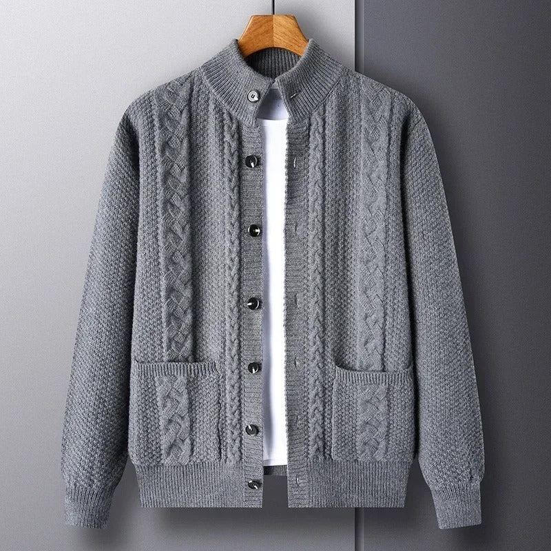 Logan Knit Wool Cardigan