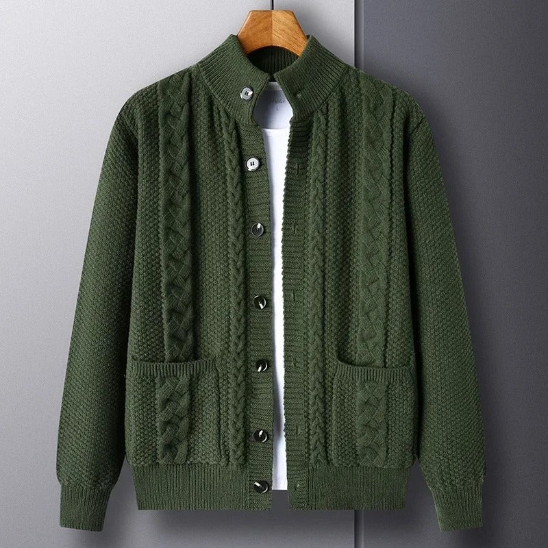 Logan Knit Wool Cardigan