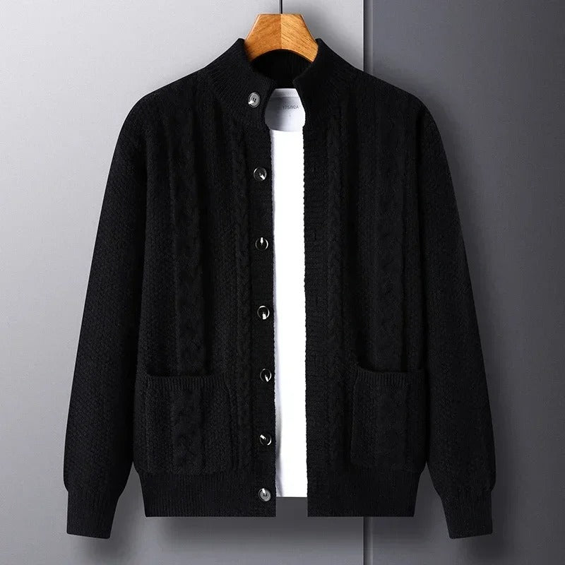 Logan Knit Wool Cardigan