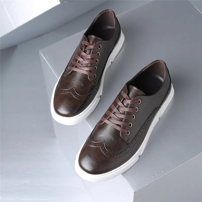 Tudor Men's Leather Sneakers