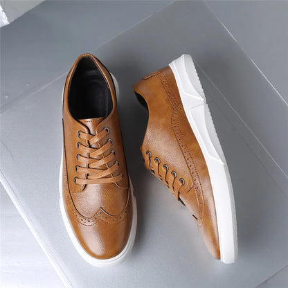 Tudor Men's Leather Sneakers