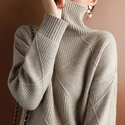Sofia Wool Turtleneck Sweater