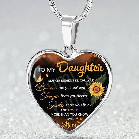 Golden Bloom: Mother-Daughter Love Necklace