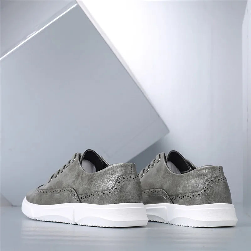 Tudor Men's Leather Sneakers