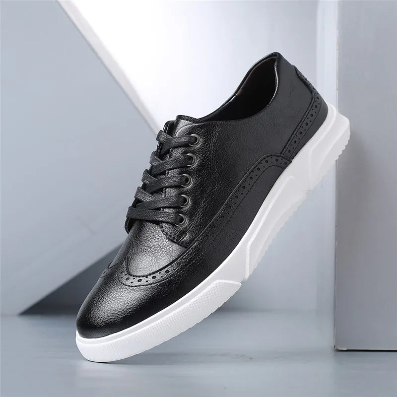 Tudor Men's Leather Sneakers
