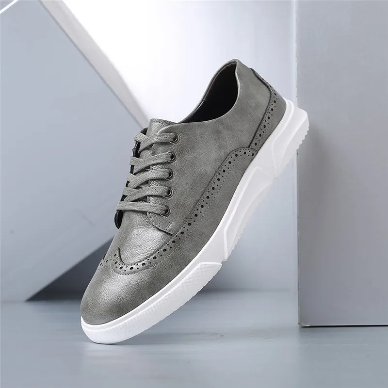 Tudor Men's Leather Sneakers