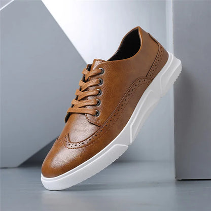 Tudor Men's Leather Sneakers