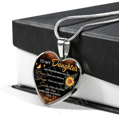 Golden Bloom: Mother-Daughter Love Necklace