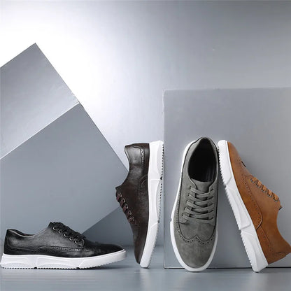 Tudor Men's Leather Sneakers