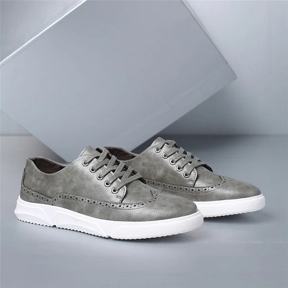 Tudor Men's Leather Sneakers