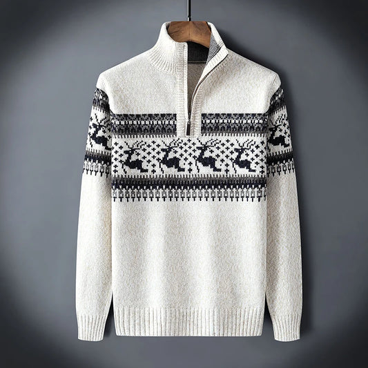 The Evergreen Reindeer Knit