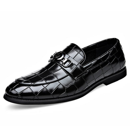 Adam Men's Croc Embossed Loafer