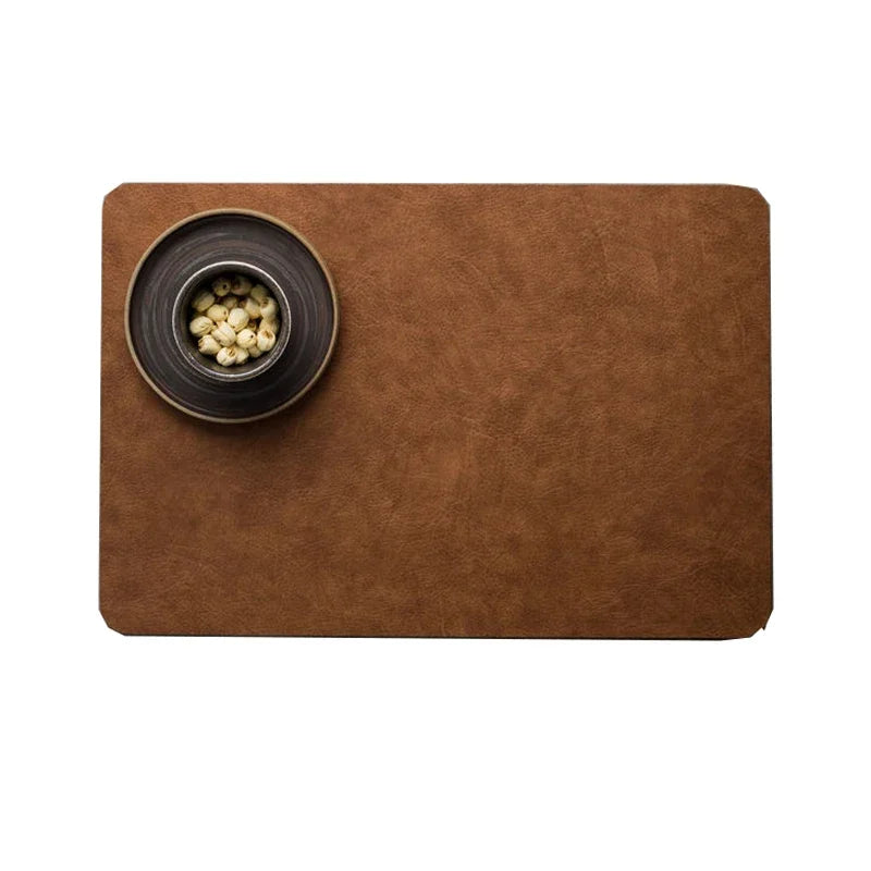 PureEdge Leather Dining Mat