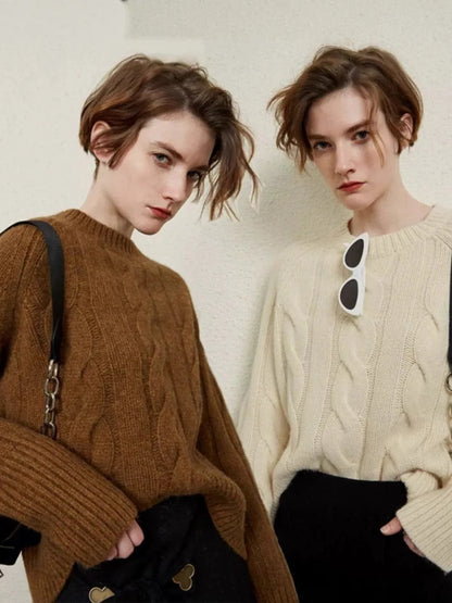 Lily Cashmere Crewneck Sweater