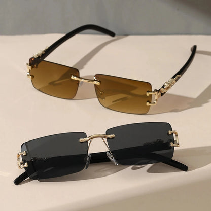 Savana Rimless Metal Sunglasses (Buy 1 Get 1 Free)