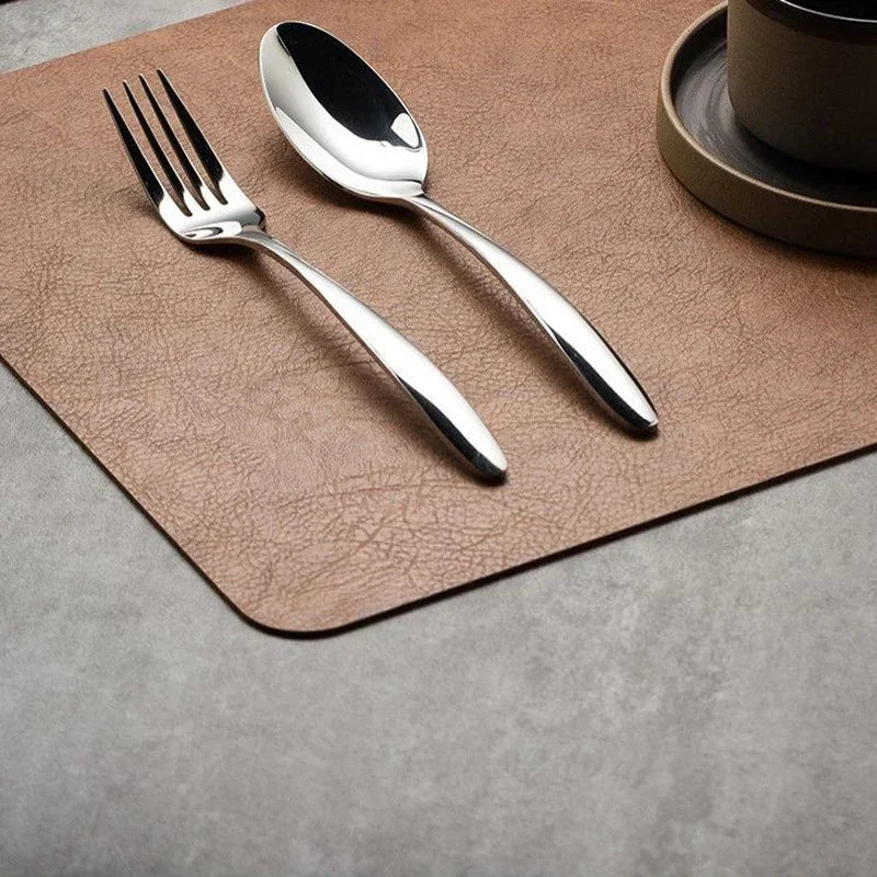 PureEdge Leather Dining Mat