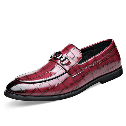 Adam Men's Croc Embossed Loafer