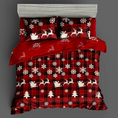 3 Pieces Christmas Bedding Set