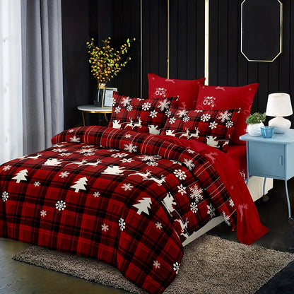 3 Pieces Christmas Bedding Set