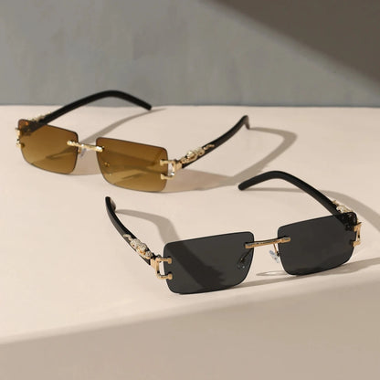 Savana Rimless Metal Sunglasses (Buy 1 Get 1 Free)