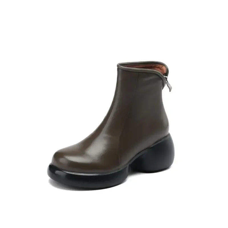 Savona Leather Short Boots