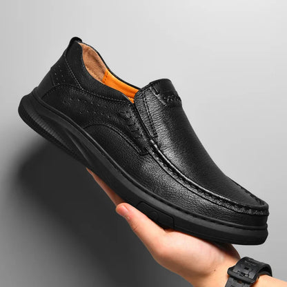 Richard Leather Slip-On Loafers