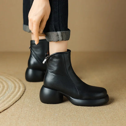 Savona Leather Short Boots
