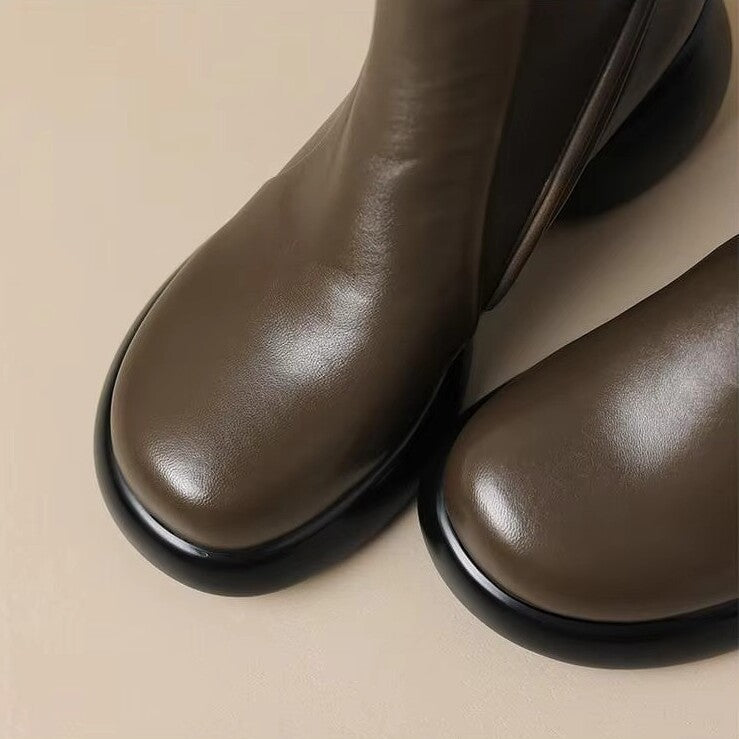 Savona Leather Short Boots