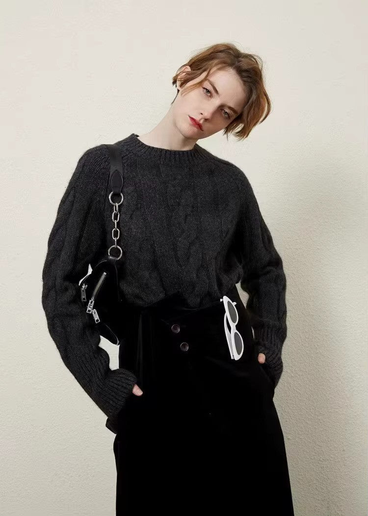 Lily Cashmere Crewneck Sweater