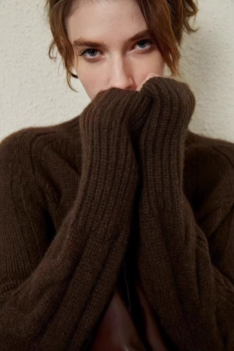 Lily Cashmere Crewneck Sweater