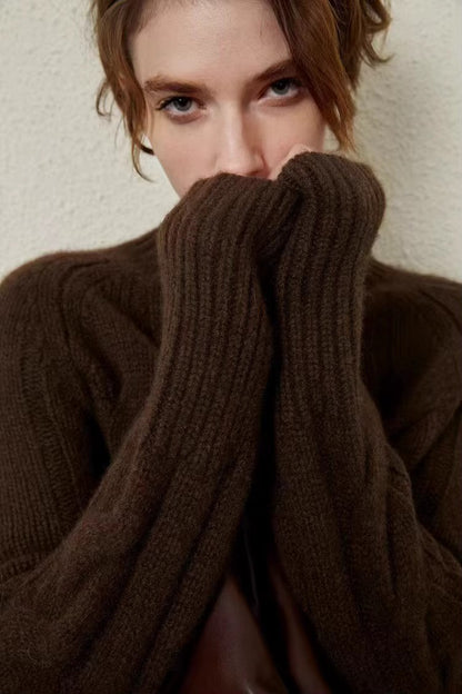 Lily Cashmere Crewneck Sweater