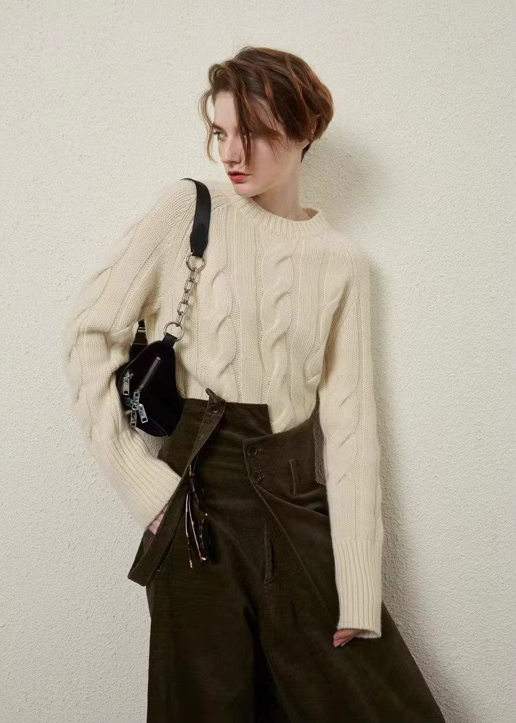 Lily Cashmere Crewneck Sweater